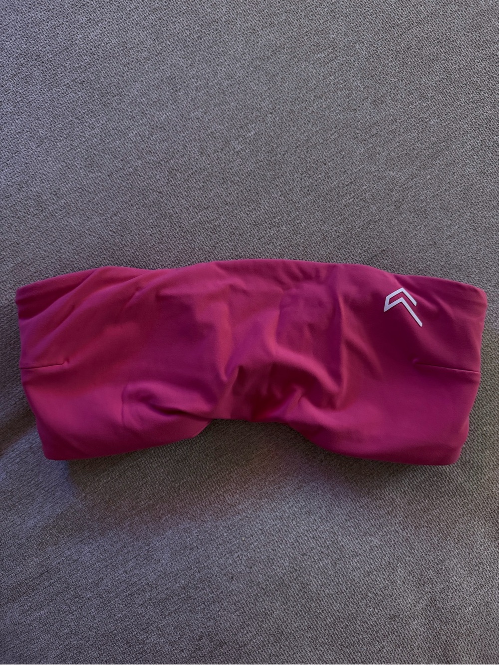 Oner Active Strapless Bandeau Sports Bra in Deep Magenta